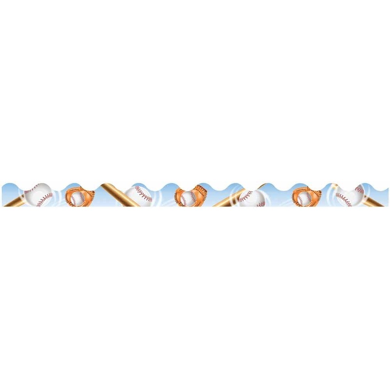 Eureka Baseball Deco Trim