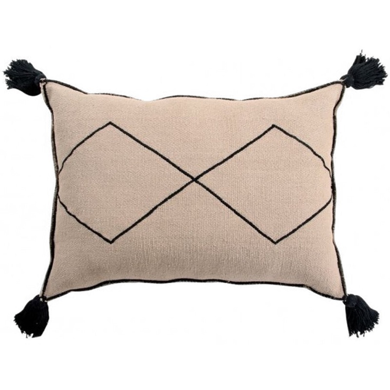 Lorena Canals Bereber Cushion – Linen (1’4″ x 1’10”)
