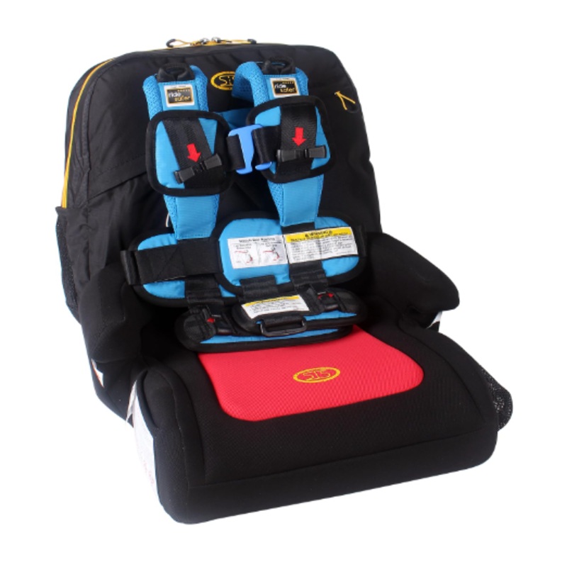 RideSafer Travel Vest & TravelSmarter Booster Seat Combo, Blue, Extra Small