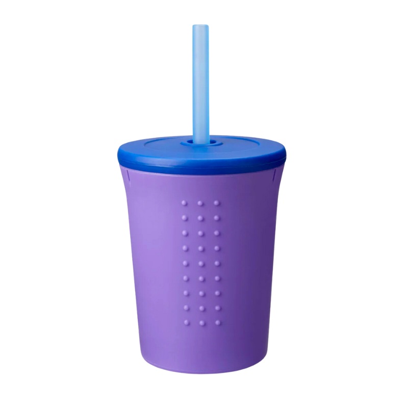Silicone Kids Straw Cup – 12 oz