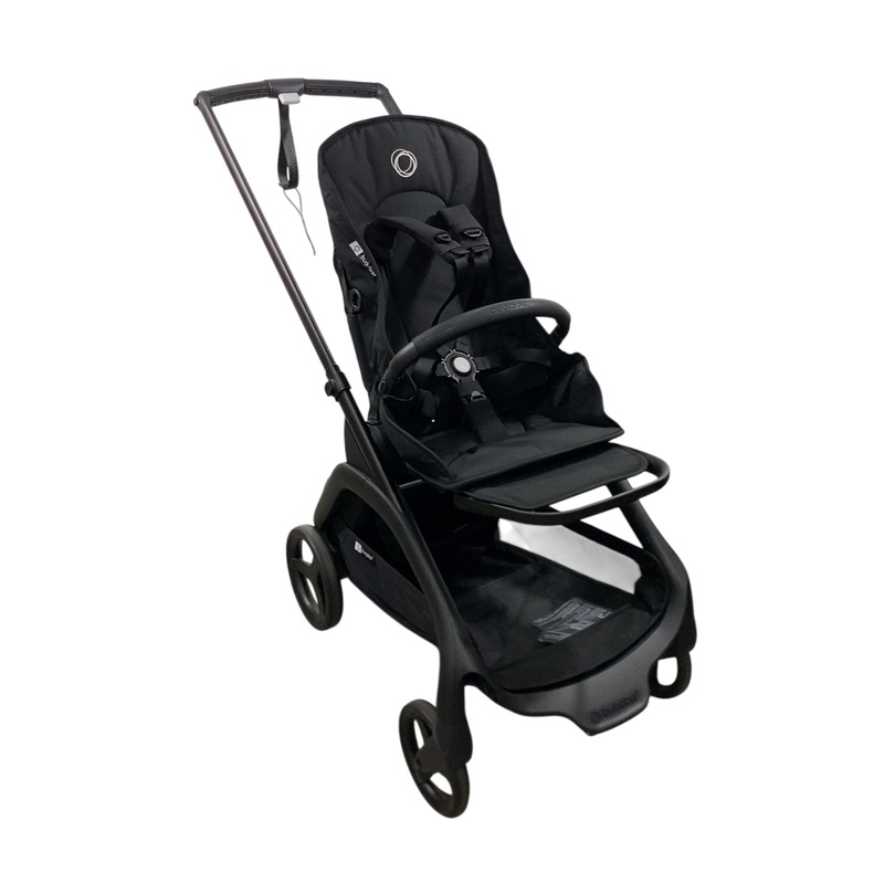 Bugaboo Dragonfly Stroller, 2024, Black, Midnight Black, Midnight Black