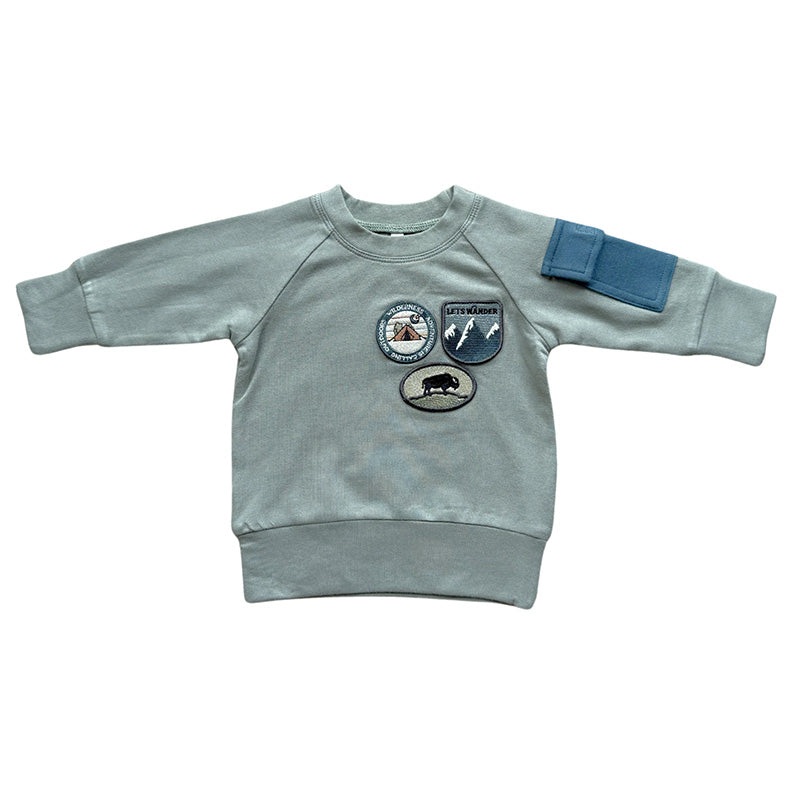 Raglan Sweatshirt – Patches