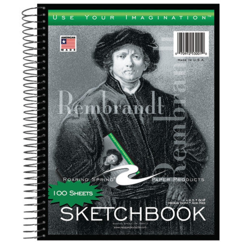 Sketchbook, 11″ x 8-1/2″, 100 sheets