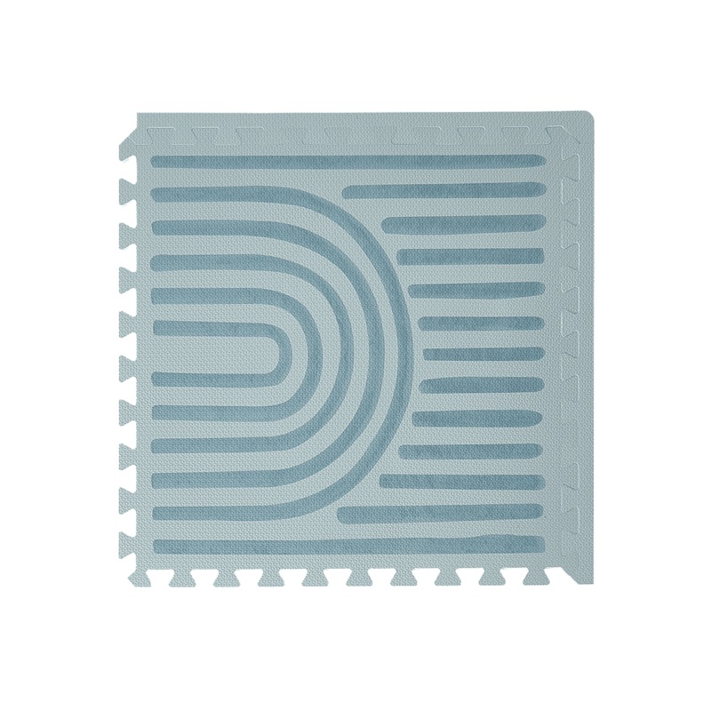 Toddlekind USA Haven Playmat In Linear – Mineral