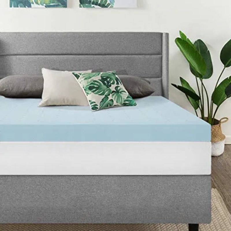 4 Inch Ventilated Memory Foam Mattress Topper – Twin XL