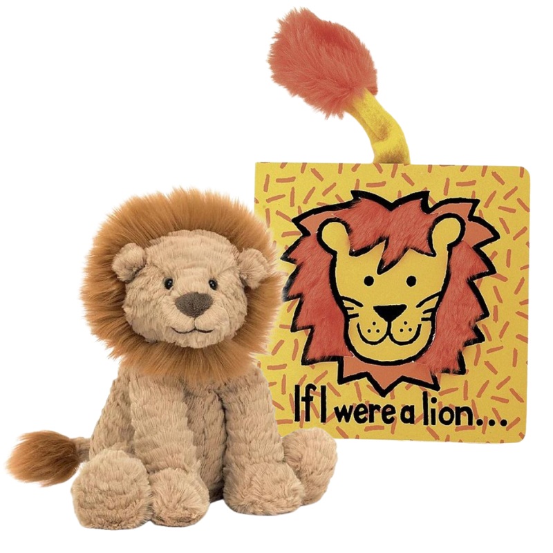 If I Were A Lion Book + Plush Bundle