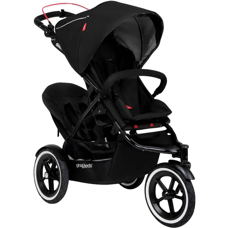 Phil & Teds Sport Double Stroller – Black