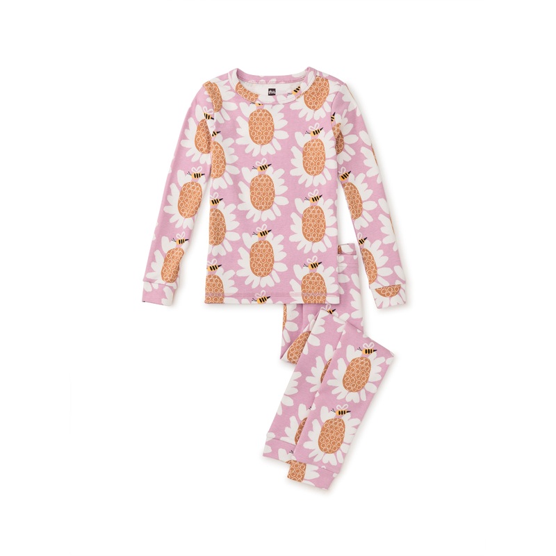 Tea Collection Goodnight Pajama Set – Honey Bee Sunflower