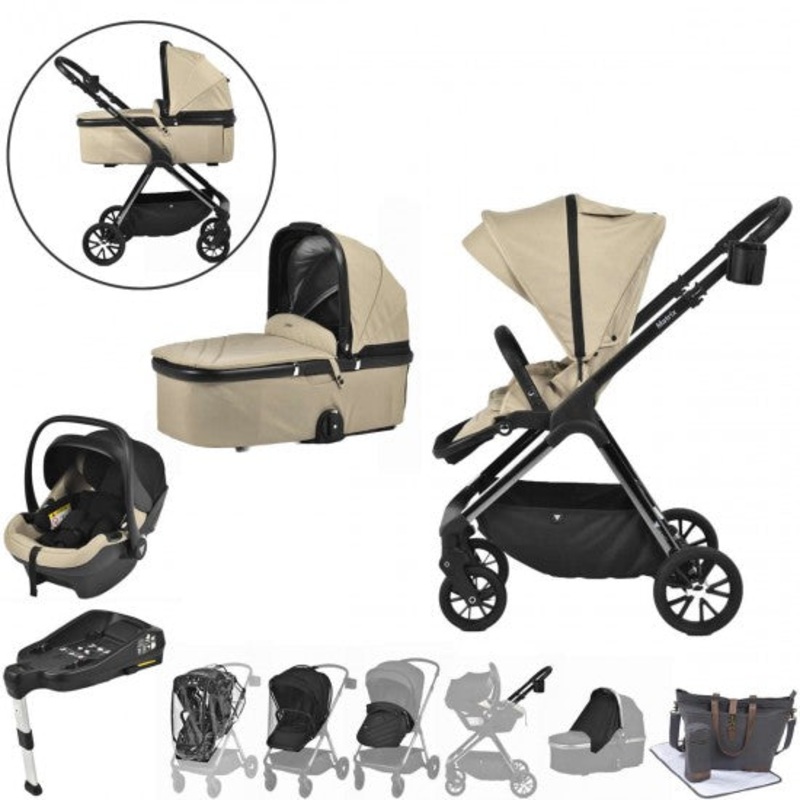 Viano Matrix 3 in 1 Travel System + Isofix Base, Sand