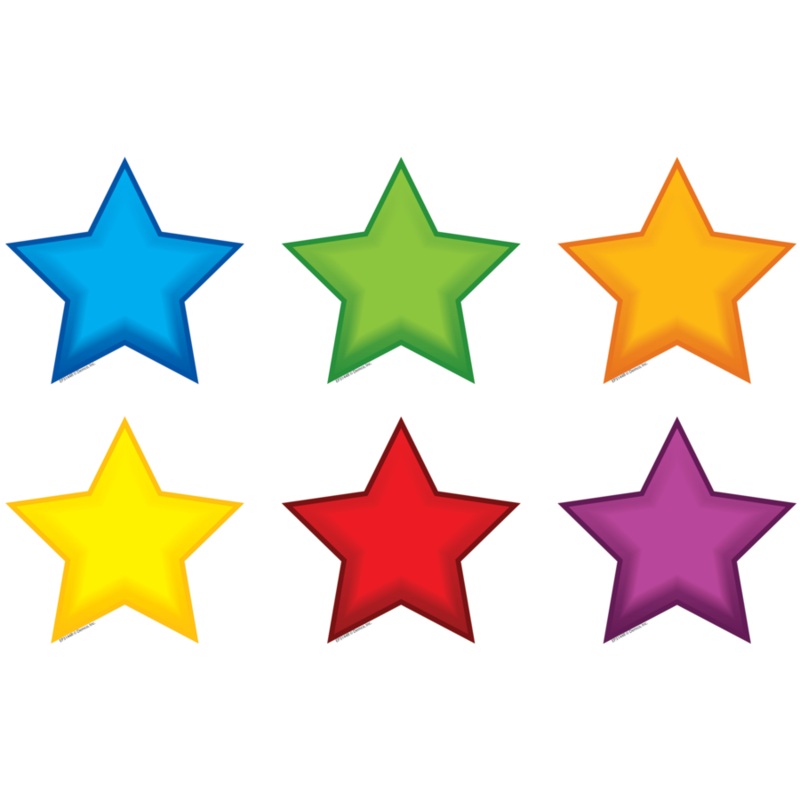 Colorful Stars Mini Accents