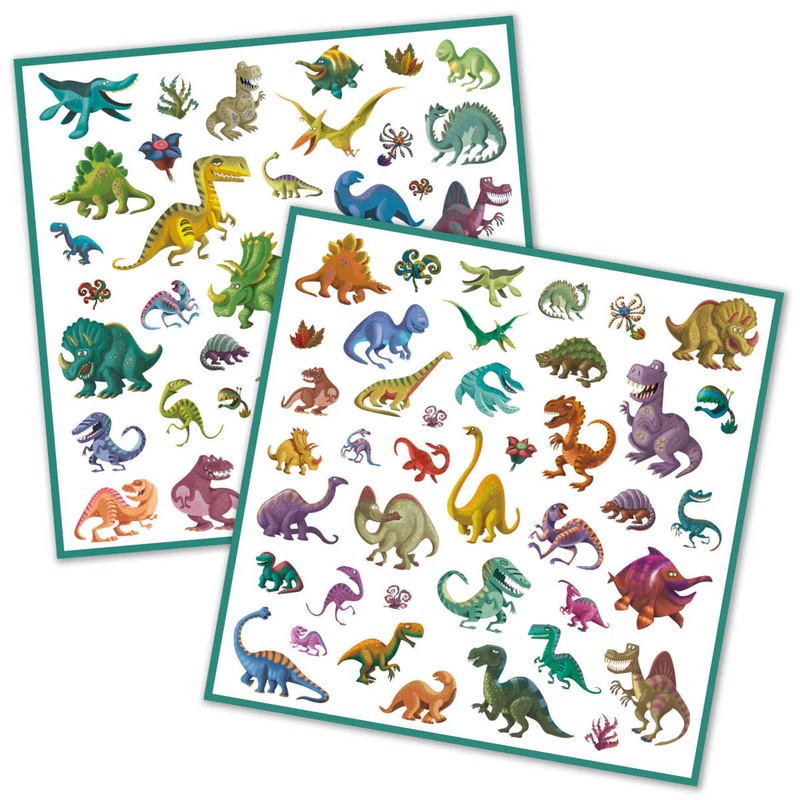 DJECO Dinosaurs Stickers