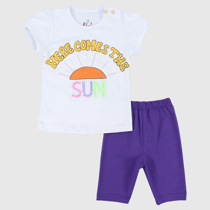 “Here Comes The Sun” Short-Sleeved Pajama