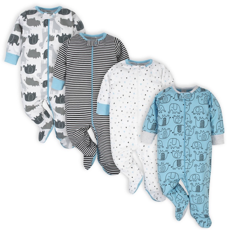 4-Pack Baby Neutral Elephant Sleep ‘N Plays