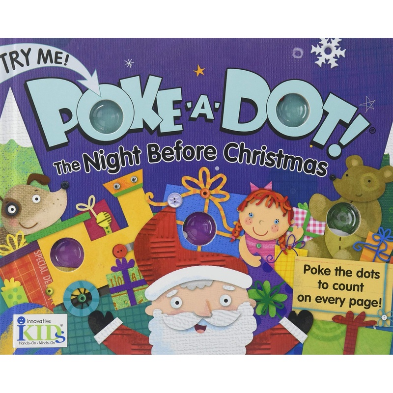 Melissa & Doug- Poke-a-Dot – The Night Before Christmas Board Book