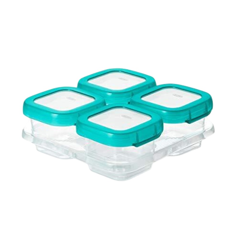 OXO Tot Baby Blocks Plastic Freezer Storage Containers 4-Pack
