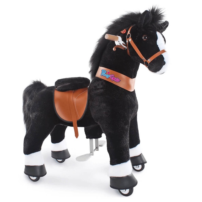 PonyCycle U Series Ride On Toy Black Horse