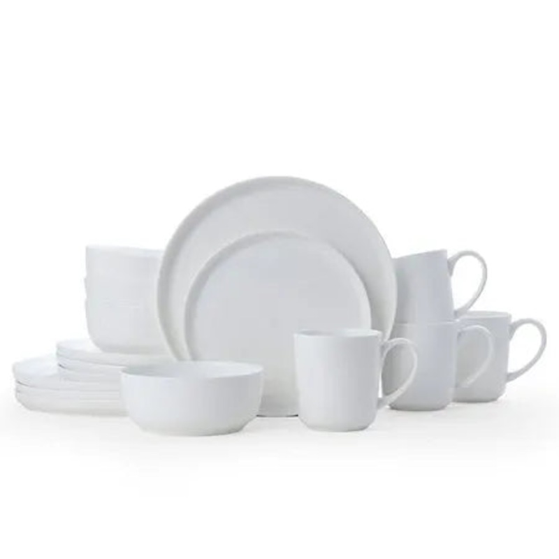Samantha Bone China 16-pc. Dinnerware Set, White