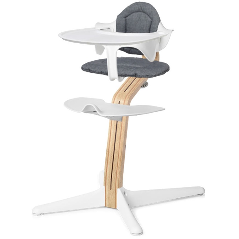 Nomi Complete High Chair – White/White Oak
