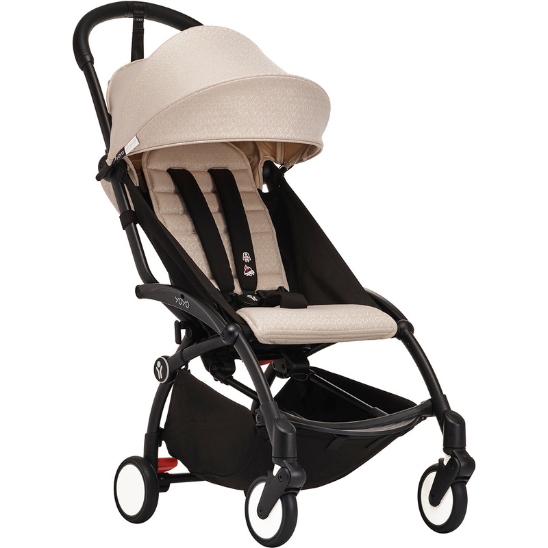 Stokke YOYO3 Ultra Compact 6+ Stroller (One Box) – Black / Bonpoint