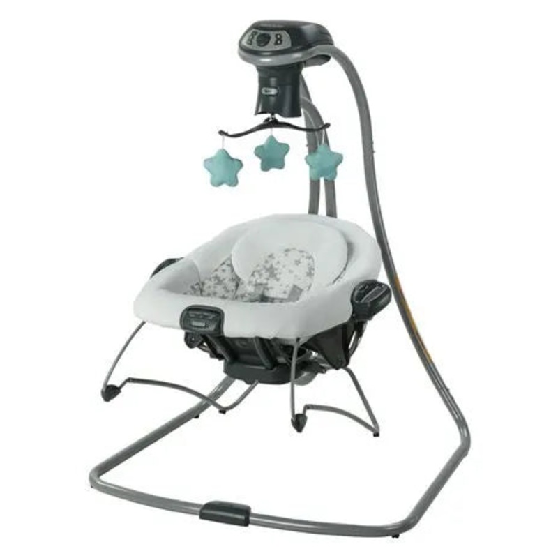Graco Duetconnect Lx Swing and Portable Bouncer with Multi-Direction Oskar (See Description)