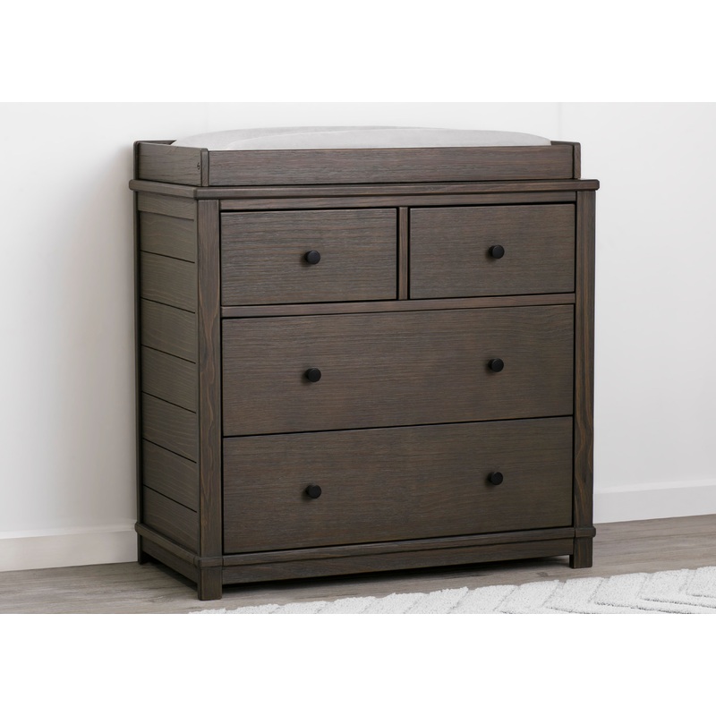 Monterey 4 Drawer Dresser with Changing Top and Interlocking Drawers