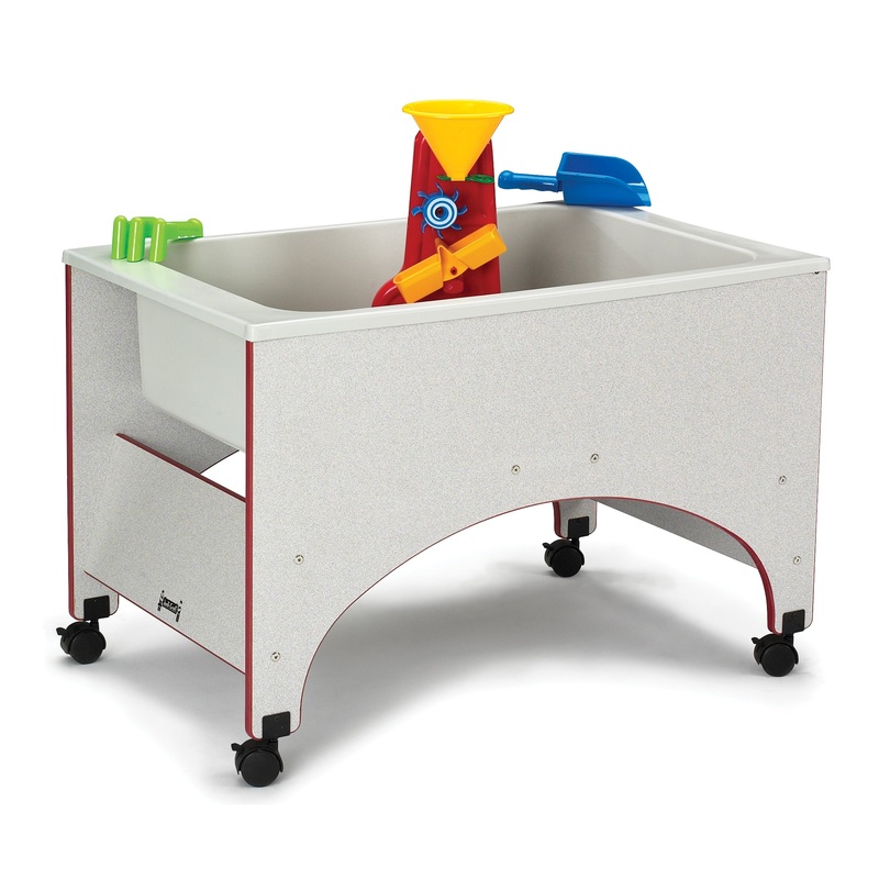 Rainbow Accents Space Saver Sensory Table – Black