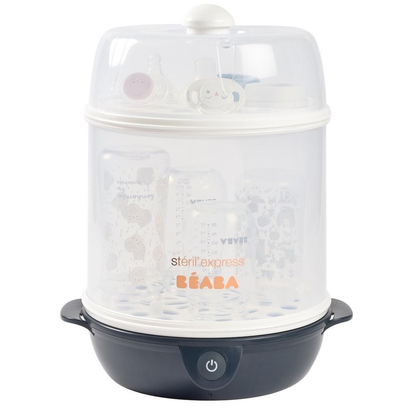 Beaba Steril’Express 2-in-1 Bottle Sterilizer – Midnight