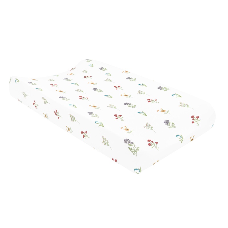 Change Pad Cover in Wildflower