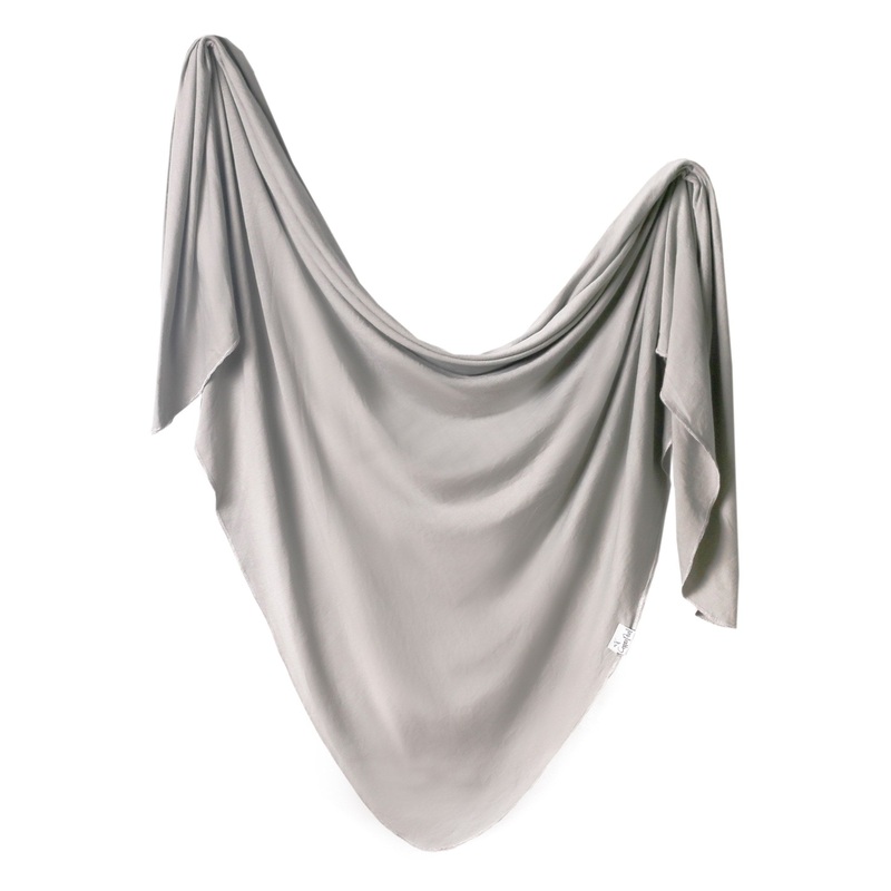 Knit Swaddle Blanket – Stone