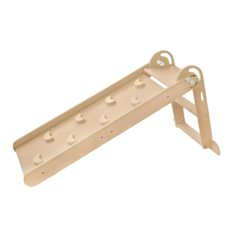 Little Partners 2-in-1 Folding Learn ‘N Slide, Natural