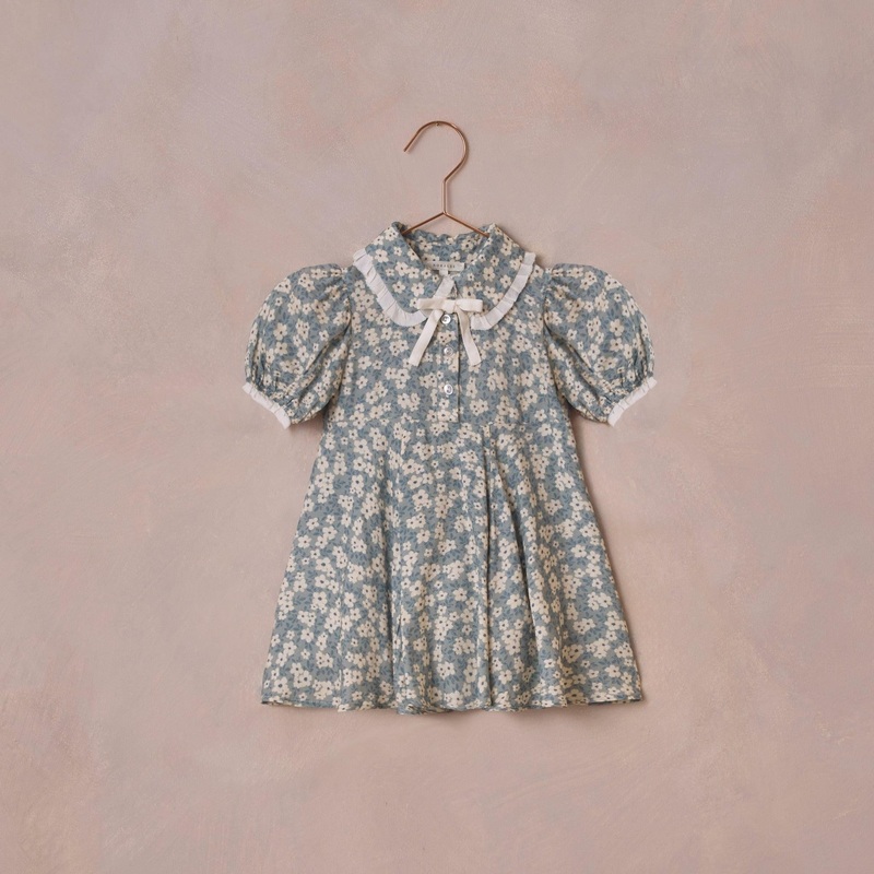 Noralee Sara Dress | Aqua Ditsy