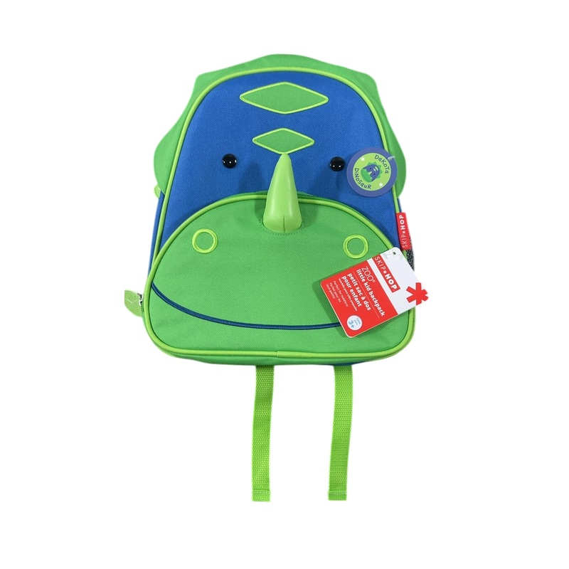 Skip Hop Zoo Little Kid Backpack, Dakota Dinosaur