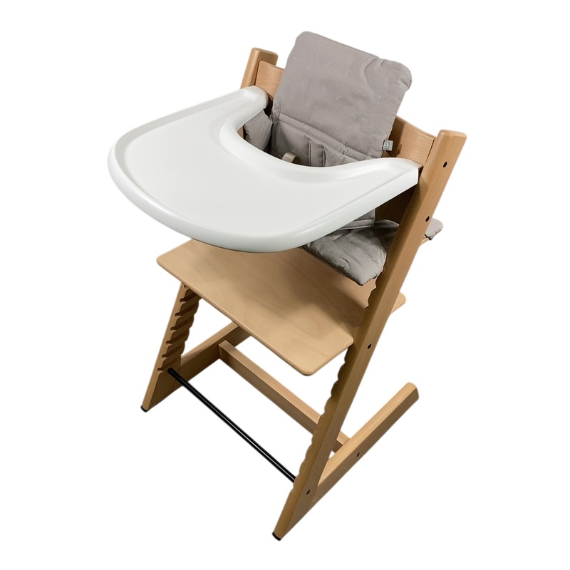 Stokke Tripp Trapp Complete High Chair, 1, Icon Grey, Natural