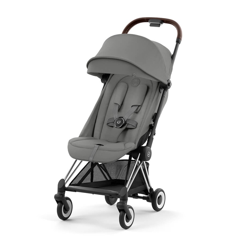 Coya Stroller Chrome/Dark Brown