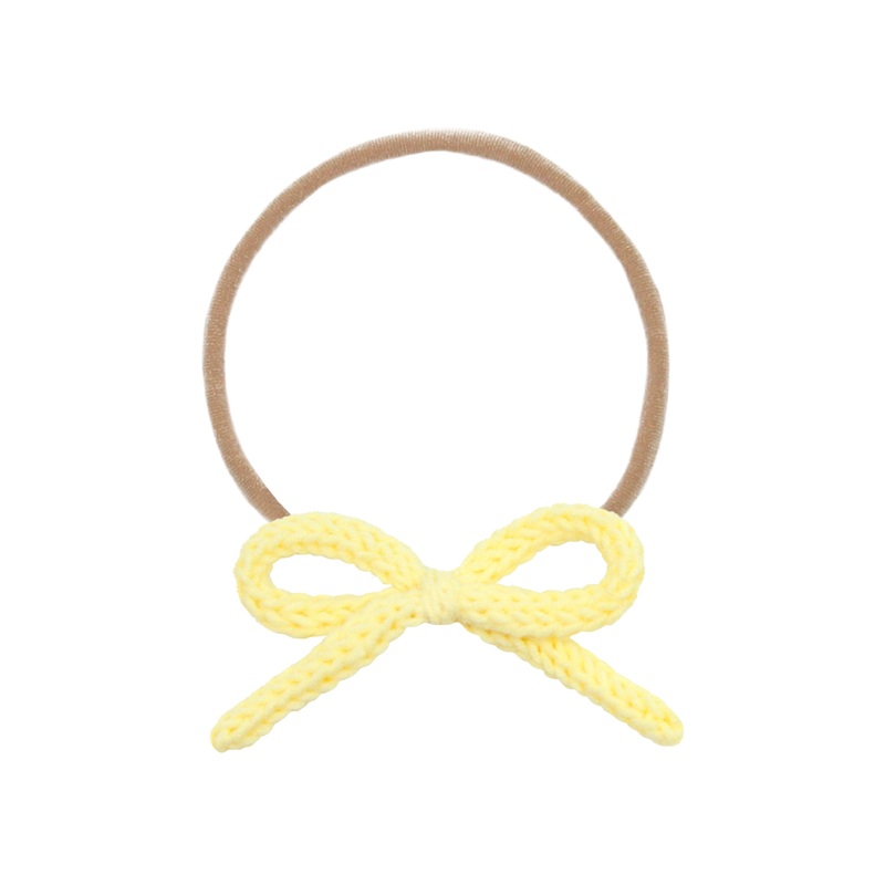 Crochet Bow – Lemonade Headband