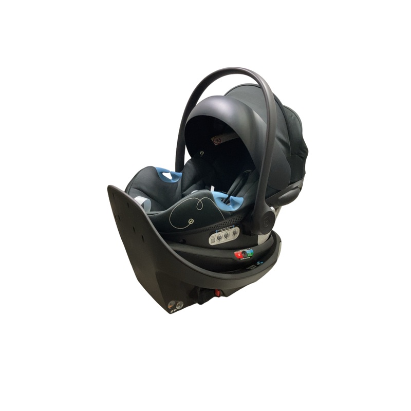 Cybex Aton G Swivel Infant Car Seat And Base, 2023, Moon Black