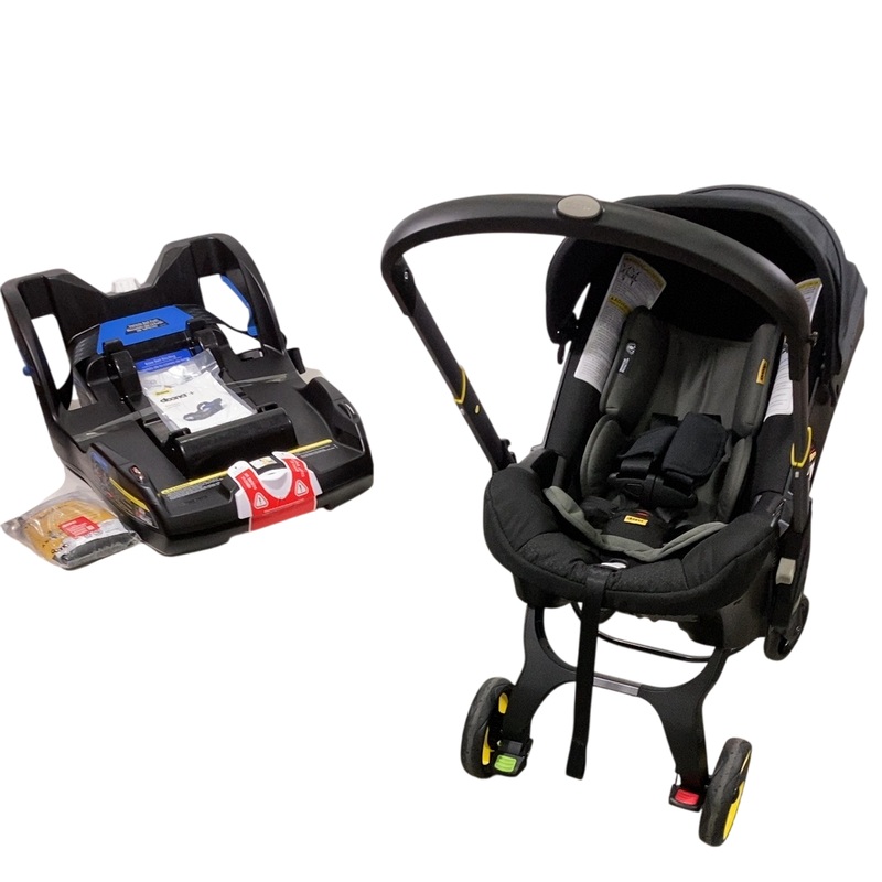 Doona Infant Car Seat & Stroller Combo, 2024, Nitro black