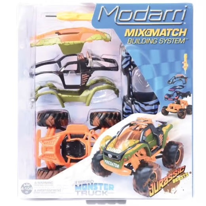 Modarri Monster Truck Jurassic Beasts Mix & Match Building System