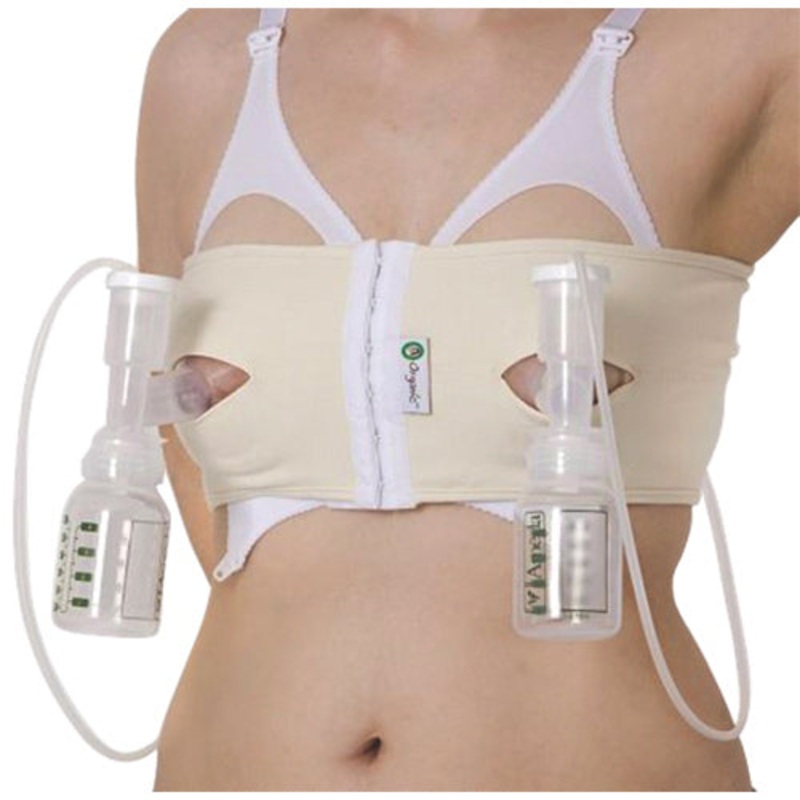 PumpEase Hands Free Pumping Bra – Natural