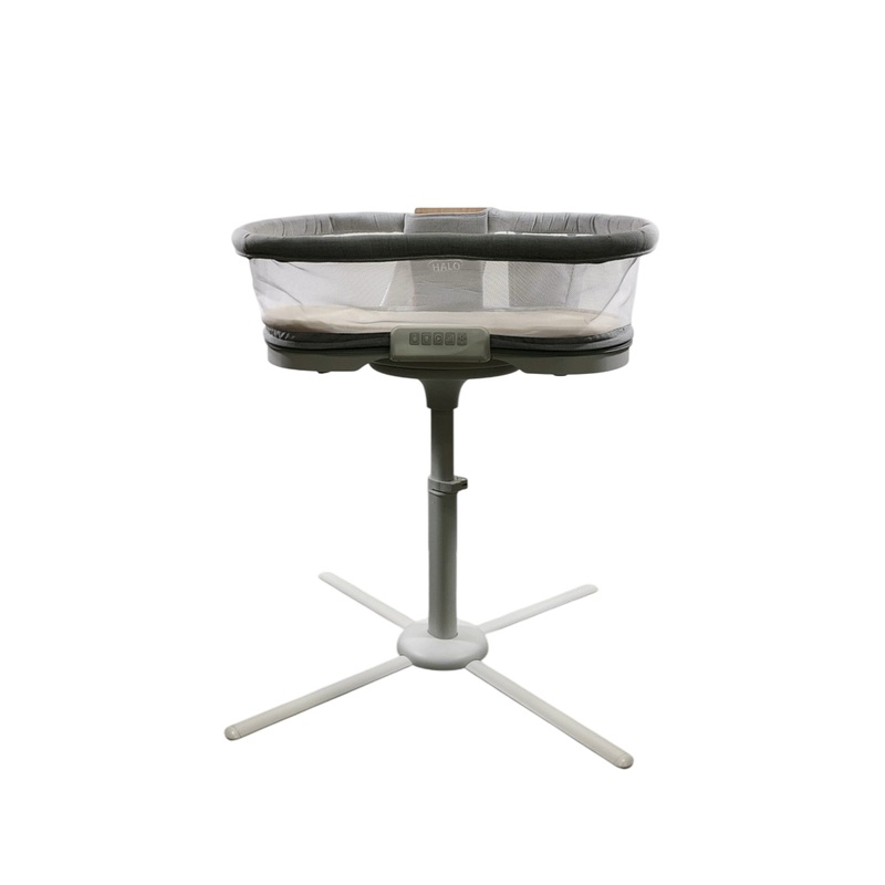 Halo BassiNest Swivel Sleeper Luxe Series, Dove Grey Tweed