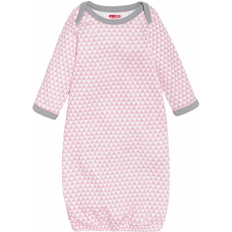Skip Hop Petite Triangles Baby Gown – Pink