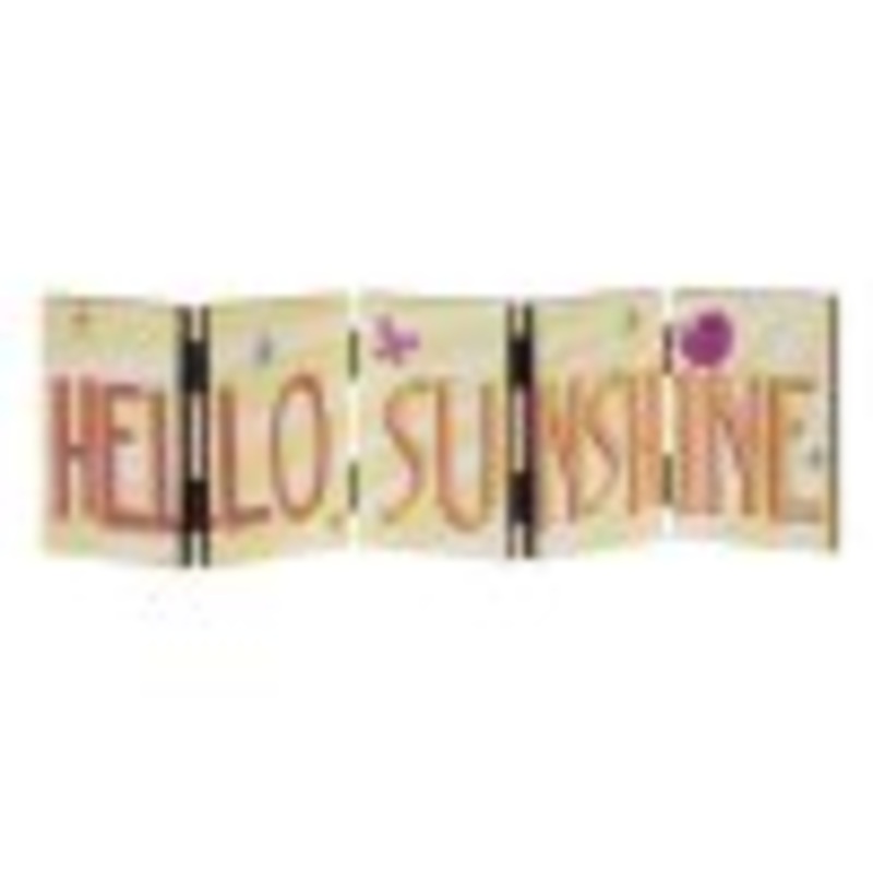 “Hello Sunshine” Accordion Sign