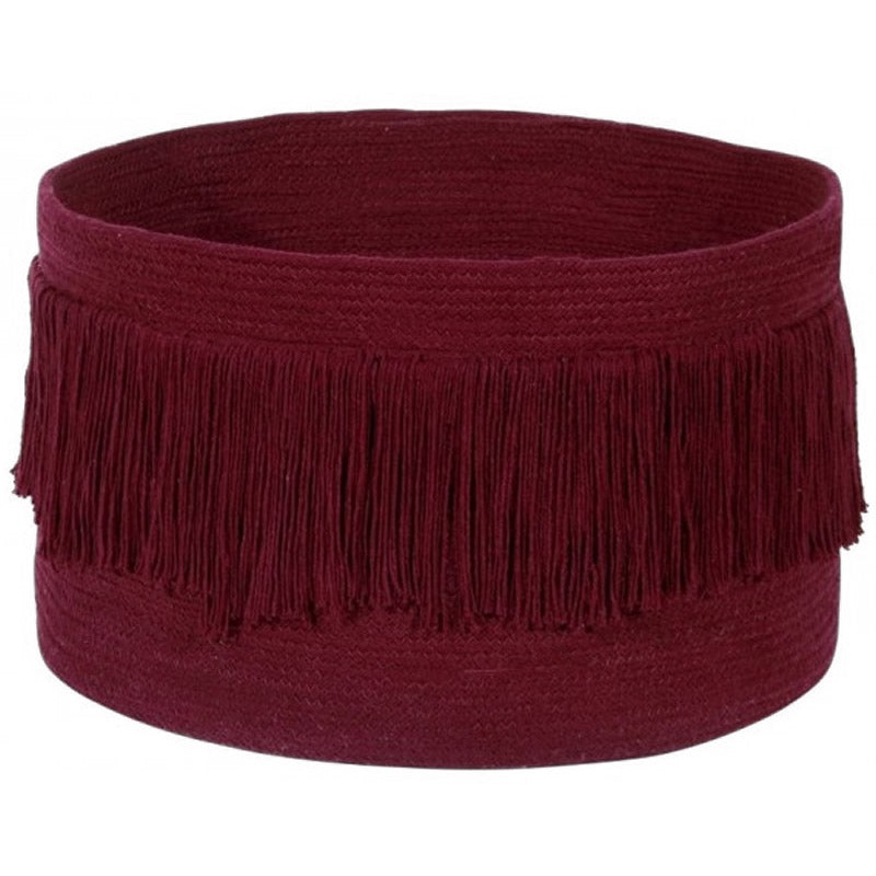Lorena Canals Basket Fringes – Savannah Red (1’6″ x 10″)