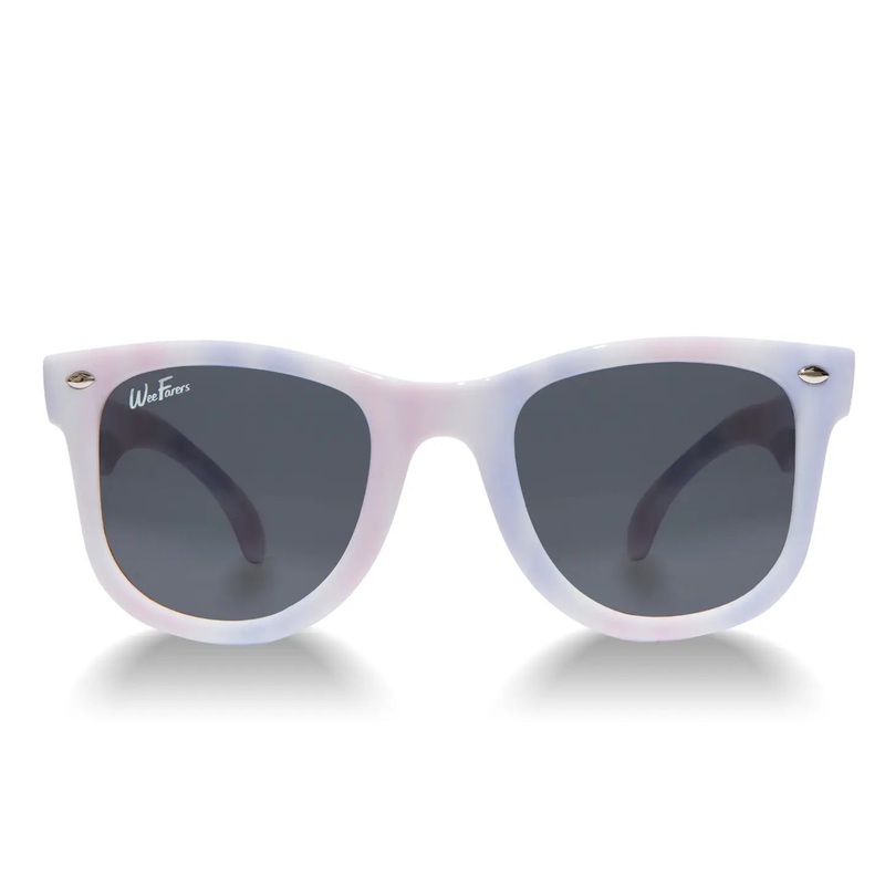 WeeFarers Polarized Sunglasses – Pink/Purple Tie Dye