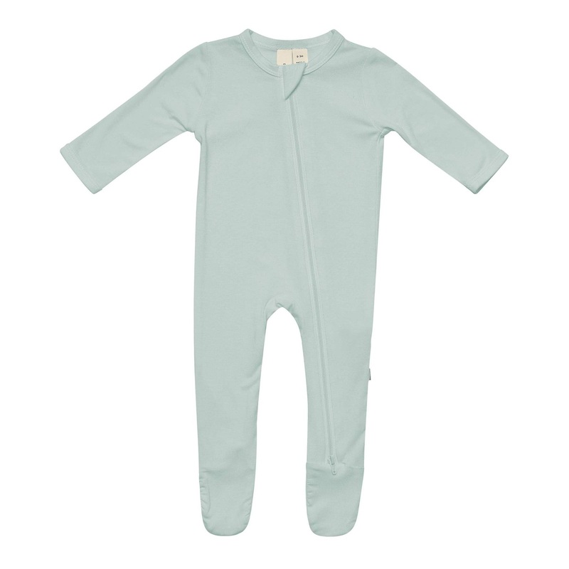 Kyte Baby Zippered Footie – Sage