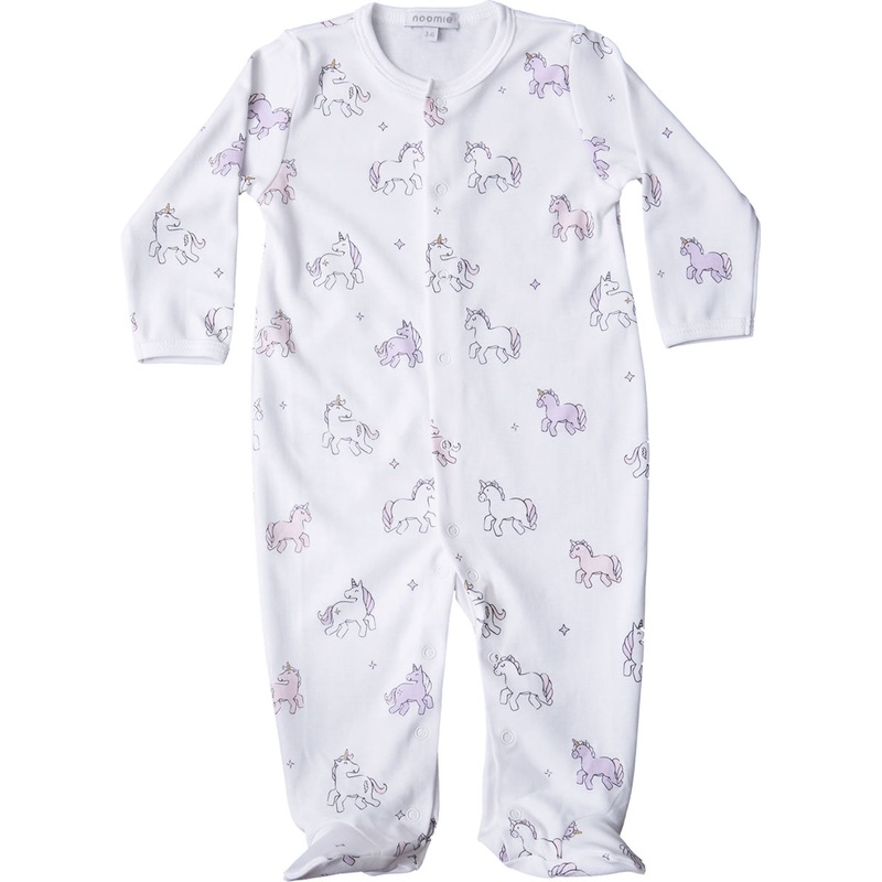 Noomie Snap Footie – Unicorn (3-6M)