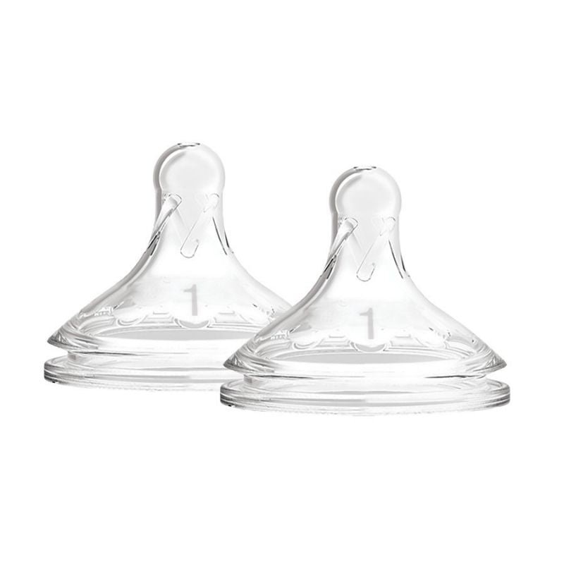 Options+ Wide Neck Nipples – 6 Pack