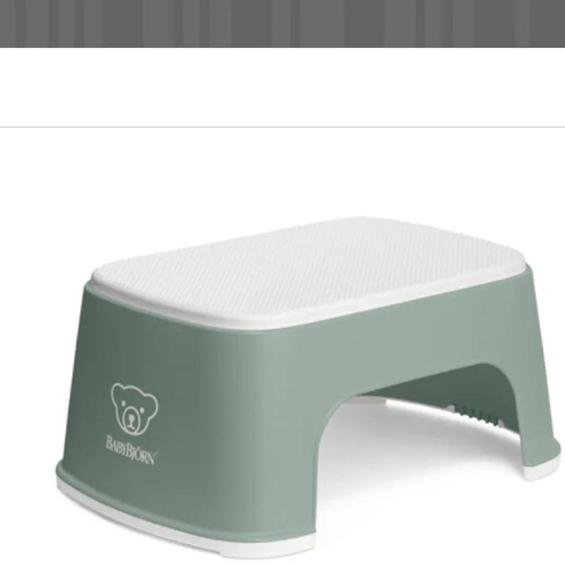 Step Stool Deep GreenWhite