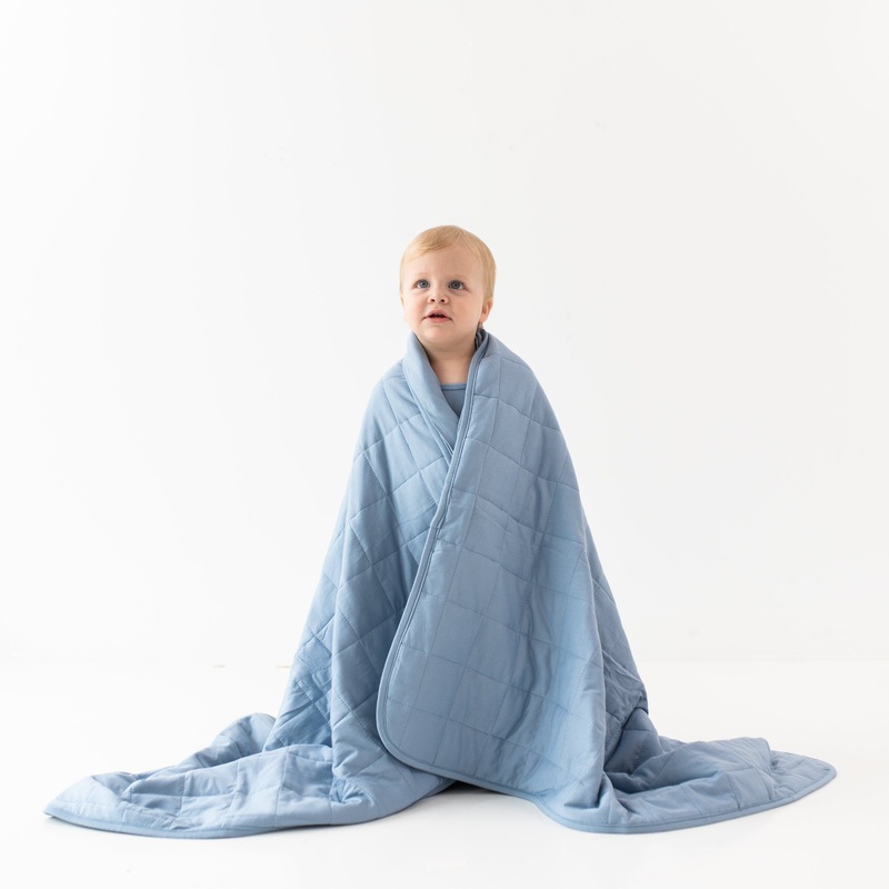 Toddler Blanket in Slate 2.5