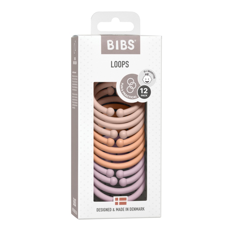 Bibs Loops – Blush / Peach / Dusky Lilac